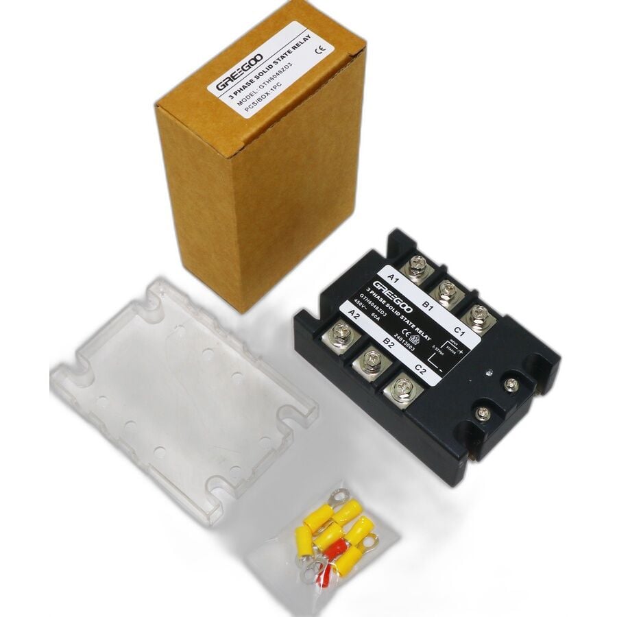 GTH6048ZD3 GTH Serisi 3 Fazlı Katı Hal Rölesi 60A 480VAC Sıfır Voltaj 4-32 VDC