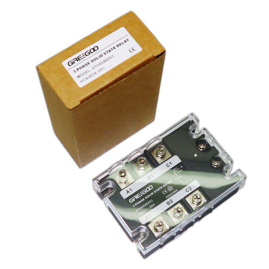 GTH6048ZD3 GTH Serisi 3 Fazlı Katı Hal Rölesi 60A 480VAC Sıfır Voltaj 4-32 VDC