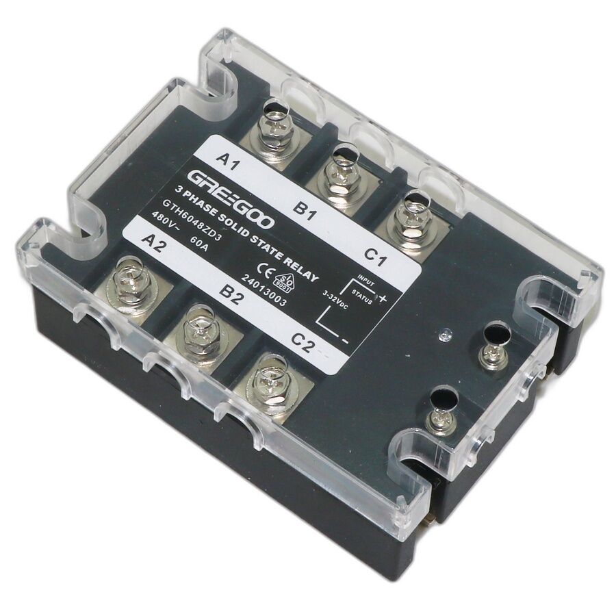 GTH6048ZD3 GTH Serisi 3 Fazlı Katı Hal Rölesi 60A 480VAC Sıfır Voltaj 4-32 VDC