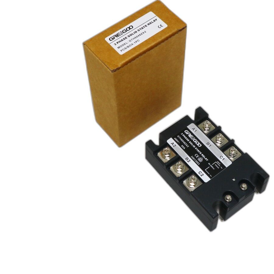 GTH6048ZA2 GTH Serisi 3 Fazlı Katı Hal Rölesi 60A 480VAC Sıfır Voltaj 90-250 VAC