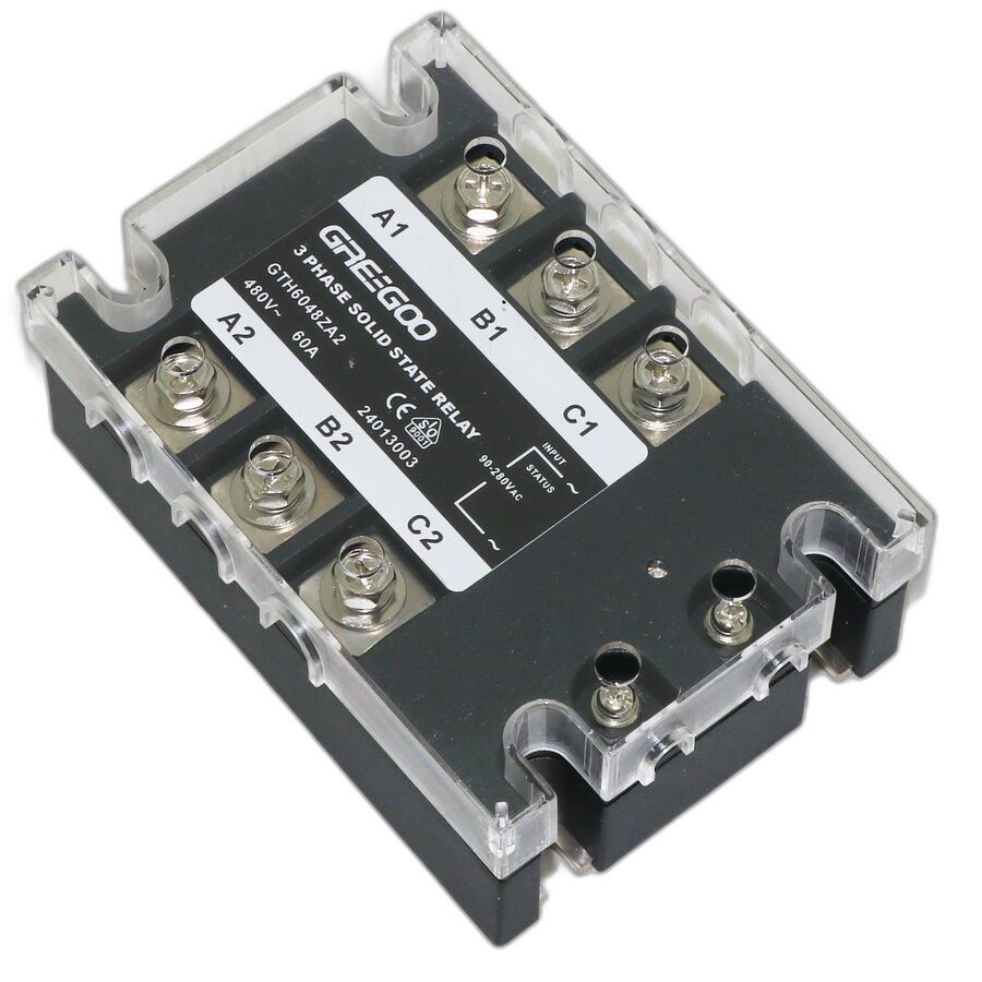 GTH6048ZA2 GTH Serisi 3 Fazlı Katı Hal Rölesi 60A 480VAC Sıfır Voltaj 90-250 VAC