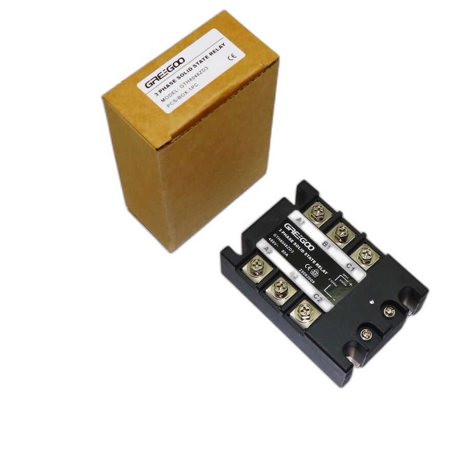 GTH8048ZD3 GTH Serisi 3 Fazlı Katı Hal Rölesi 80A 480VAC Sıfır Voltaj 4-32 VDC