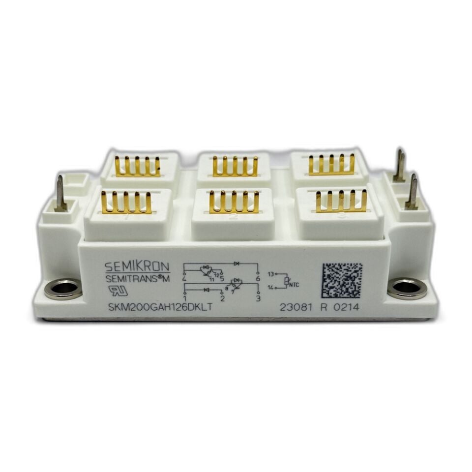 Semikron SKM200GAH126DKLT 1200V 200A IGBT Güç Modülü (Half Bridge – Dual IGBT)