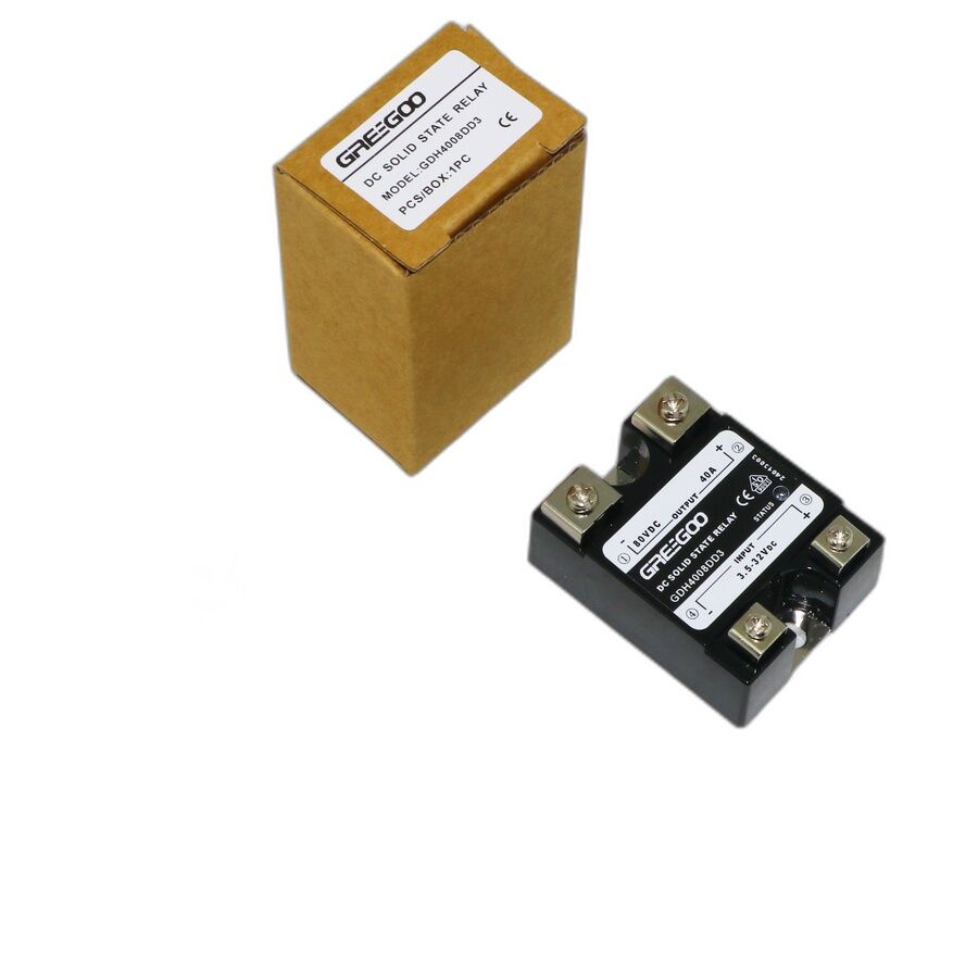 Greegoo GDH4080DD3 40A DC-DC Katı Hal Rölesi 80V (3-32V Kontrol)