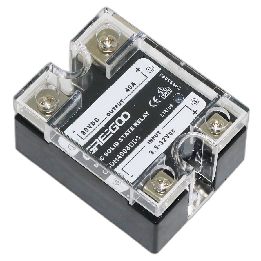 Greegoo GDH4080DD3 40A DC-DC Katı Hal Rölesi 80V (3-32V Kontrol)