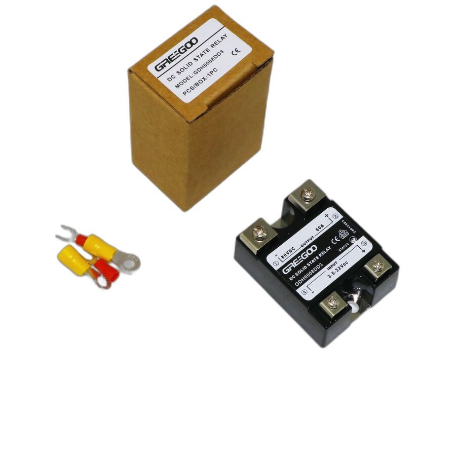Greegoo GDH6080DD3 60A DC-DC Katı Hal Rölesi 80V (3-32V Kontrol)