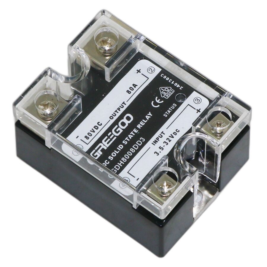 Greegoo GDH8080DD3 80A DC-DC Katı Hal Rölesi 80V (3-32V Kontrol)