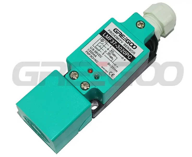 Greegoo LMF37-2015A 15 mm AC90-250V SCR Endüktif Yakınlık Sensörü