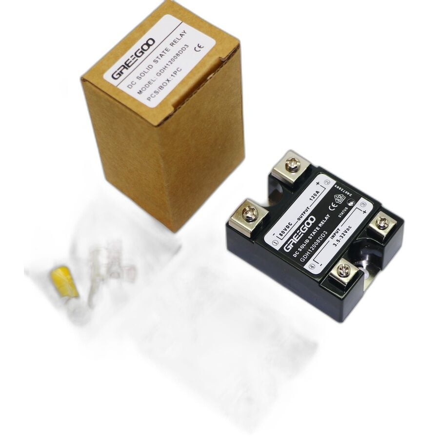 Greegoo GDH12080DD3 120A DC-DC Katı Hal Rölesi 80V (3-32V Kontrol)