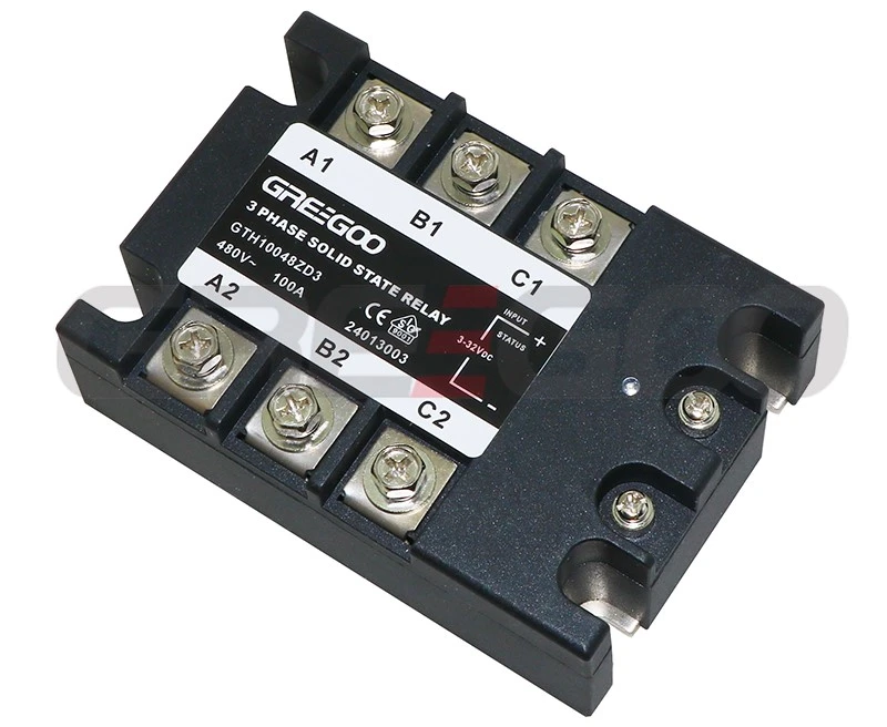 Greegoo GTH10048ZD3-SSR 3 Faz Solid State Röle 100A 480VAC