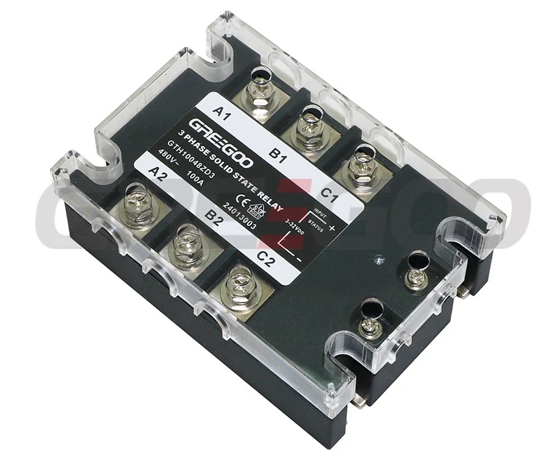 Greegoo GTH10048ZD3-SSR 3 Faz Solid State Röle 100A 480VAC