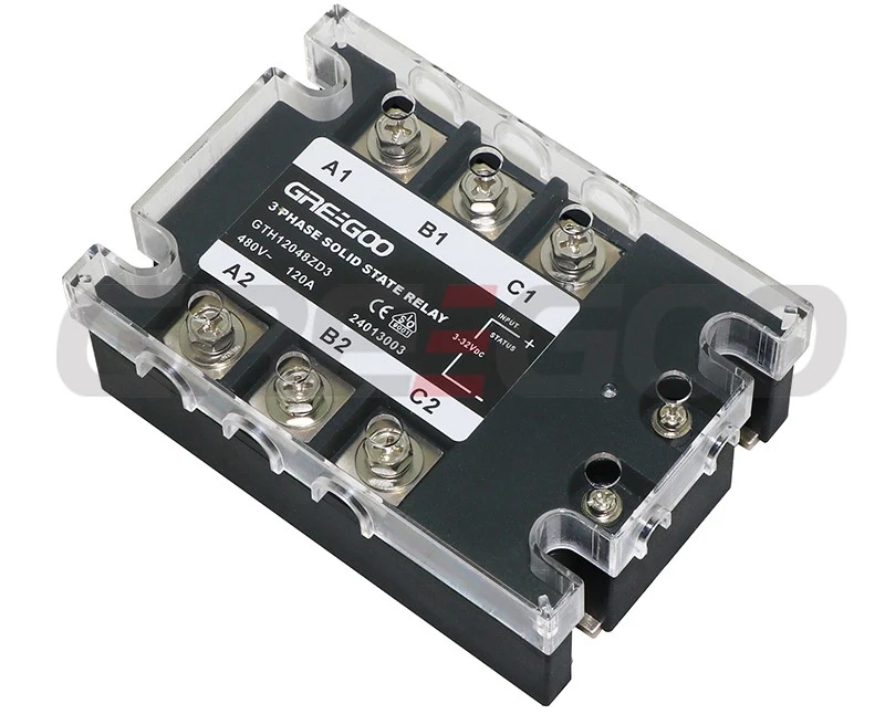 Greegoo GTH12048ZD3-SSR 3 Faz Solid State Röle 120A 480VAC