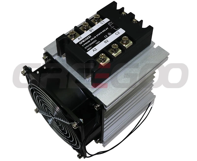 Greegoo GTH12048ZD3-SSR 3 Faz Solid State Röle 120A 480VAC