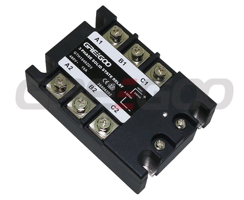 Greegoo GTH2548ZA2 3 Faz Solid State Röle 25A 480VAC
