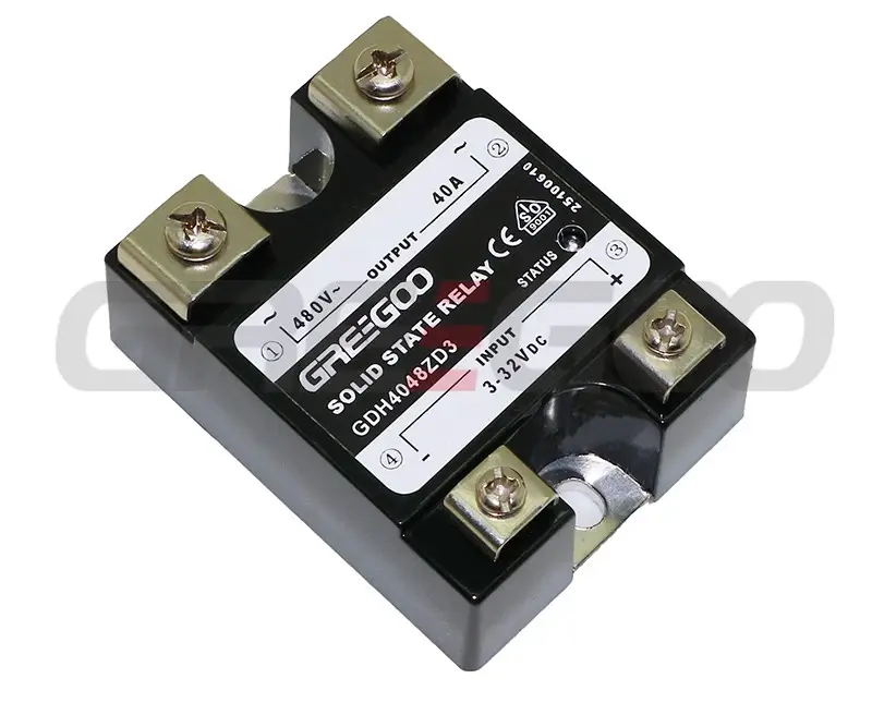 Greegoo GDH 40A 480VAC Sıfır Geçişli (Zero-Cross) SSR - 3-32VDC Kontrol