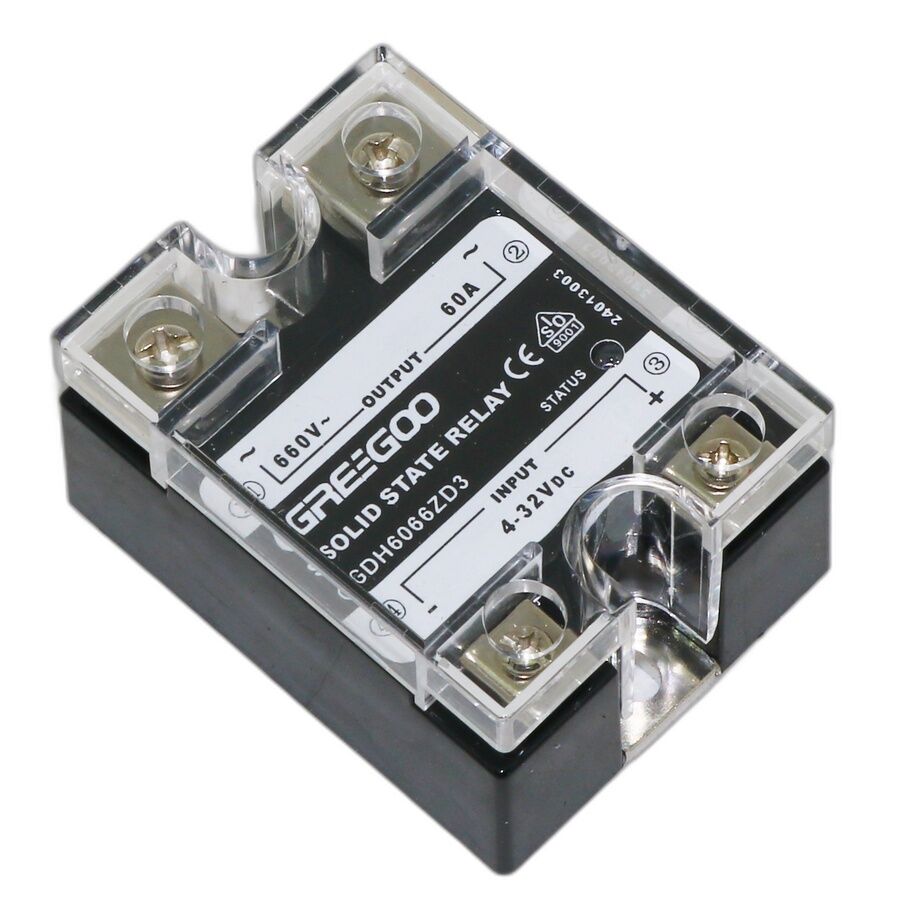 Greegoo GDH 60A 660VAC Sıfır Geçişli (Zero-Cross) SSR - 3-32VDC Kontrol