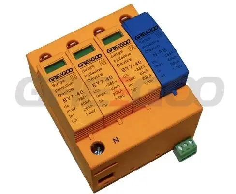 Greegoo BY7-40/3+1-385X AC Aşırı Gerilim Koruma Cihazı (SPD)