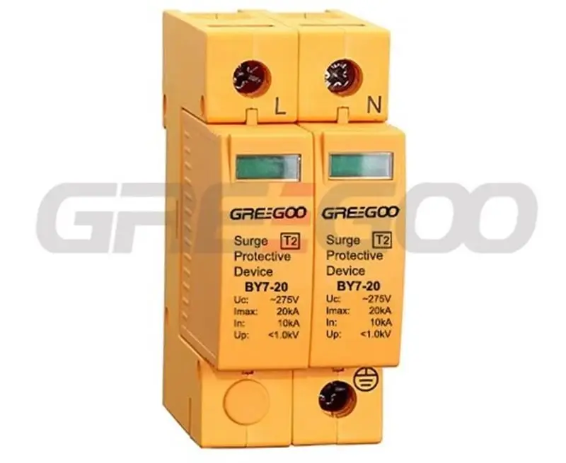 Greegoo BY7-60/1+1-320 320V AC Aşırı Gerilim Koruma Cihazı (SPD)