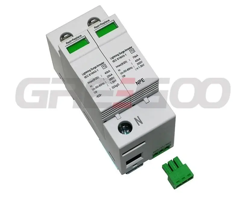 Greegoo BY7-40/3+1-320 320V AC Aşırı Gerilim Koruma Cihazı (SPD)