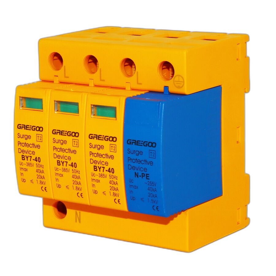 Greegoo BY7-40/3+1-385 385V AC Aşırı Gerilim Koruma Cihazı (SPD)