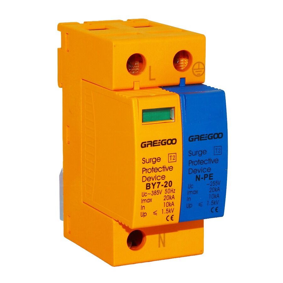 Greegoo BY7-20/1+1-385 385V AC Aşırı Gerilim Koruma Cihazı (SPD)