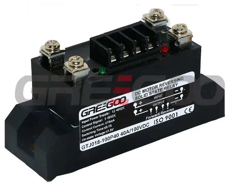 Greegoo GTJ018-60P100 100A DC-DC Motor Yön Değiştirme Katı Hal Rölesi 60VDC (12-48V Kontrol)