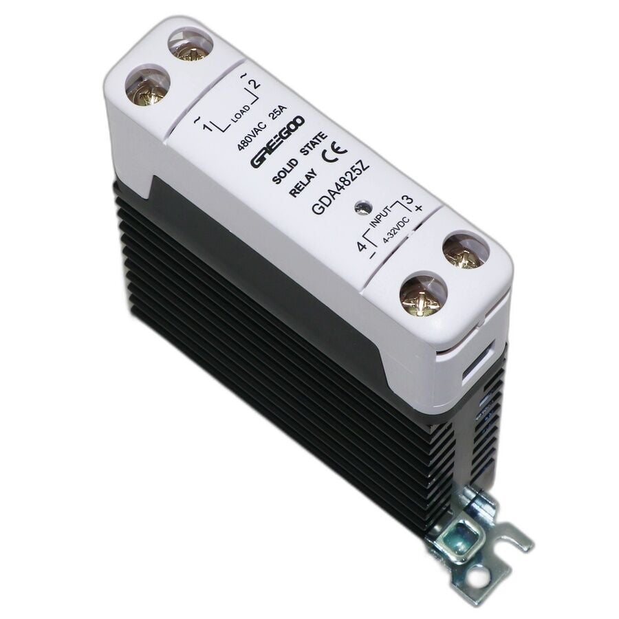 Greegoo GDA4825Z Entegre Soğutuculu DIN Ray Katı Hal Rölesi