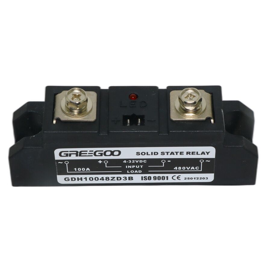 Greegoo GDH 100A 480VAC Sıfır Geçişli (Zero-Cross) SSR (B Tip) - 4-32VDC Kontrol