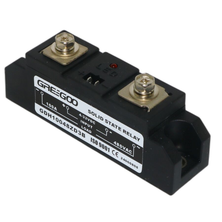 Greegoo GDH 100A 480VAC Sıfır Geçişli (Zero-Cross) SSR (B Tip) - 4-32VDC Kontrol