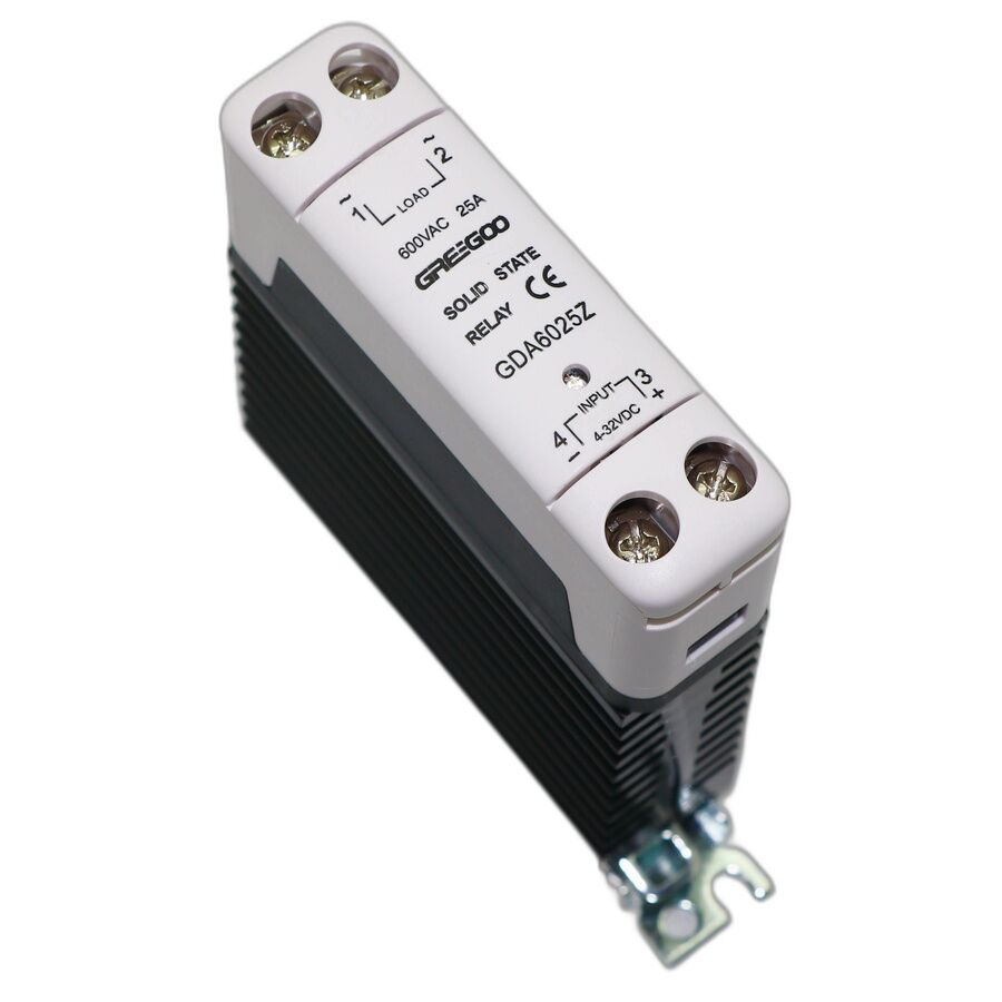 Greegoo GDA6025Z Entegre Soğutuculu DIN Ray Katı Hal Rölesi