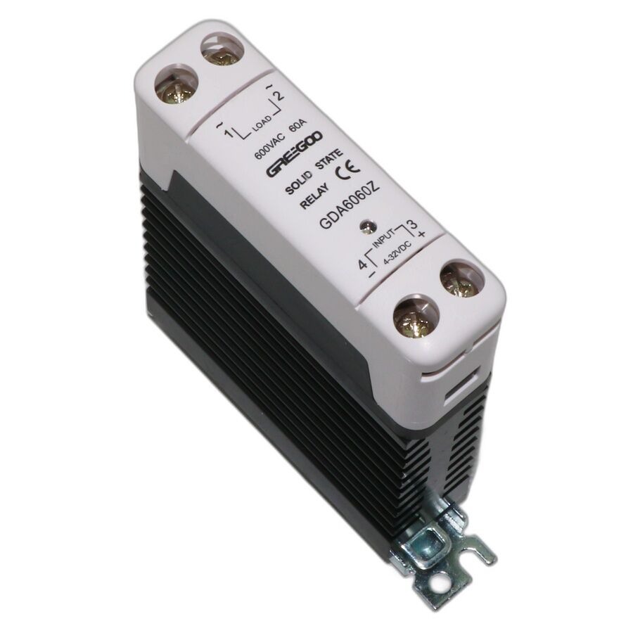 Greegoo GDA6060Z Entegre Soğutuculu DIN Ray Katı Hal Rölesi